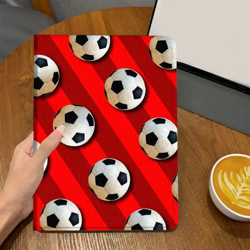 Football Art Illustration For iPad Pro Air Mini 1 2 3 4 5 6 7 7th 8th 9th 10th 11th 10.2 9.7 10.5 10.9 11 12.9 Tablet Case