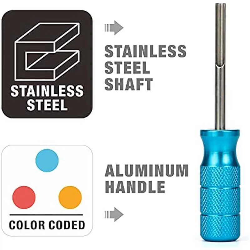 

AT19-For Deutsch Solid Contacts Contact Removal Tools Automotive Aftermarket Service Kit Connector Plug Pin Remover
