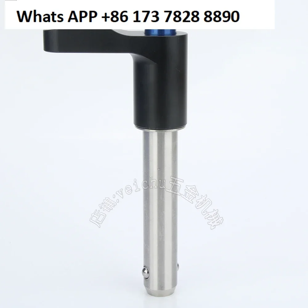 zaa15-ラッチイジェクト-l型安全挿入ピン-クイックアンローディングピン、ボタン式ボールヘッドロックピン-クイックアンローディングピン