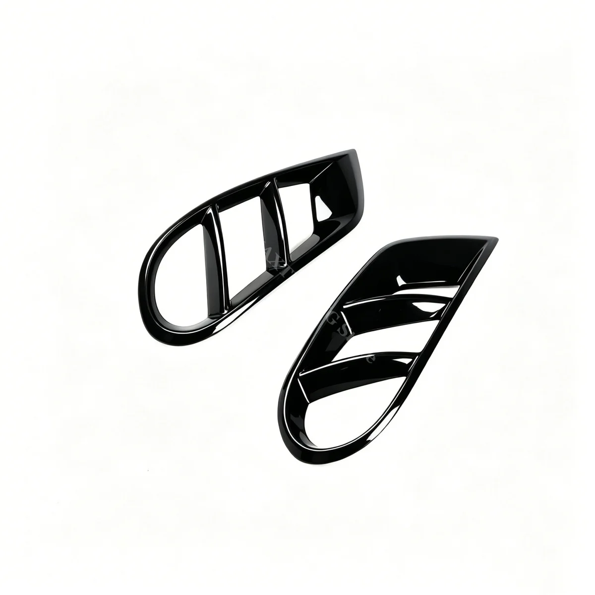 Front Bumper Air Vent Canards Cover Trim For Mercedes-Benz C Class W205 S205 Sport AMG 2015-2019 Splitter Spoiler Wind Knife Kit