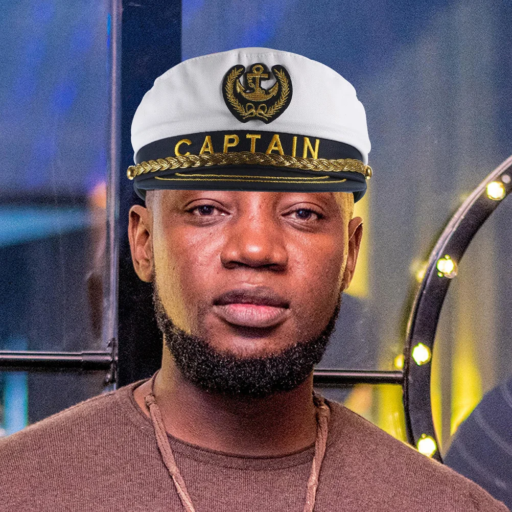 

2 шт., шляпа капитана, шляпы моряка для косплея, классический костюм для вечеринки, шляпа для яхты, декоративный аксессуар, украшения для вечеринки в виде лодки