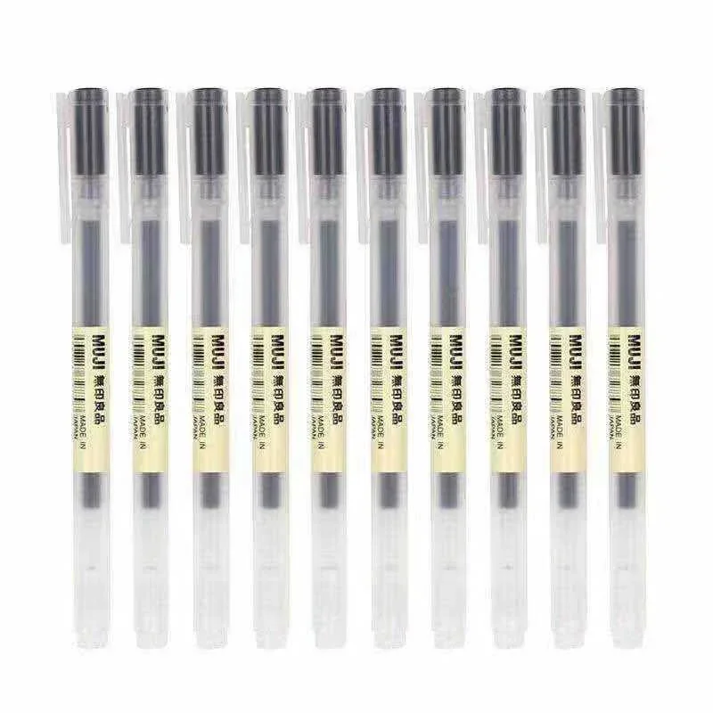 10-30 sztuk/zestaw długopisów – Muji Stationery Gel Pen recenzja i cena