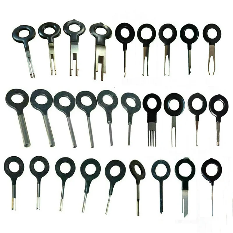 3/11/18Pcs Car Terminal Removal Repair Tools Electrical Wiring Crimp Connector Pin Extractor Kit Keys Automotive Plug Pullers