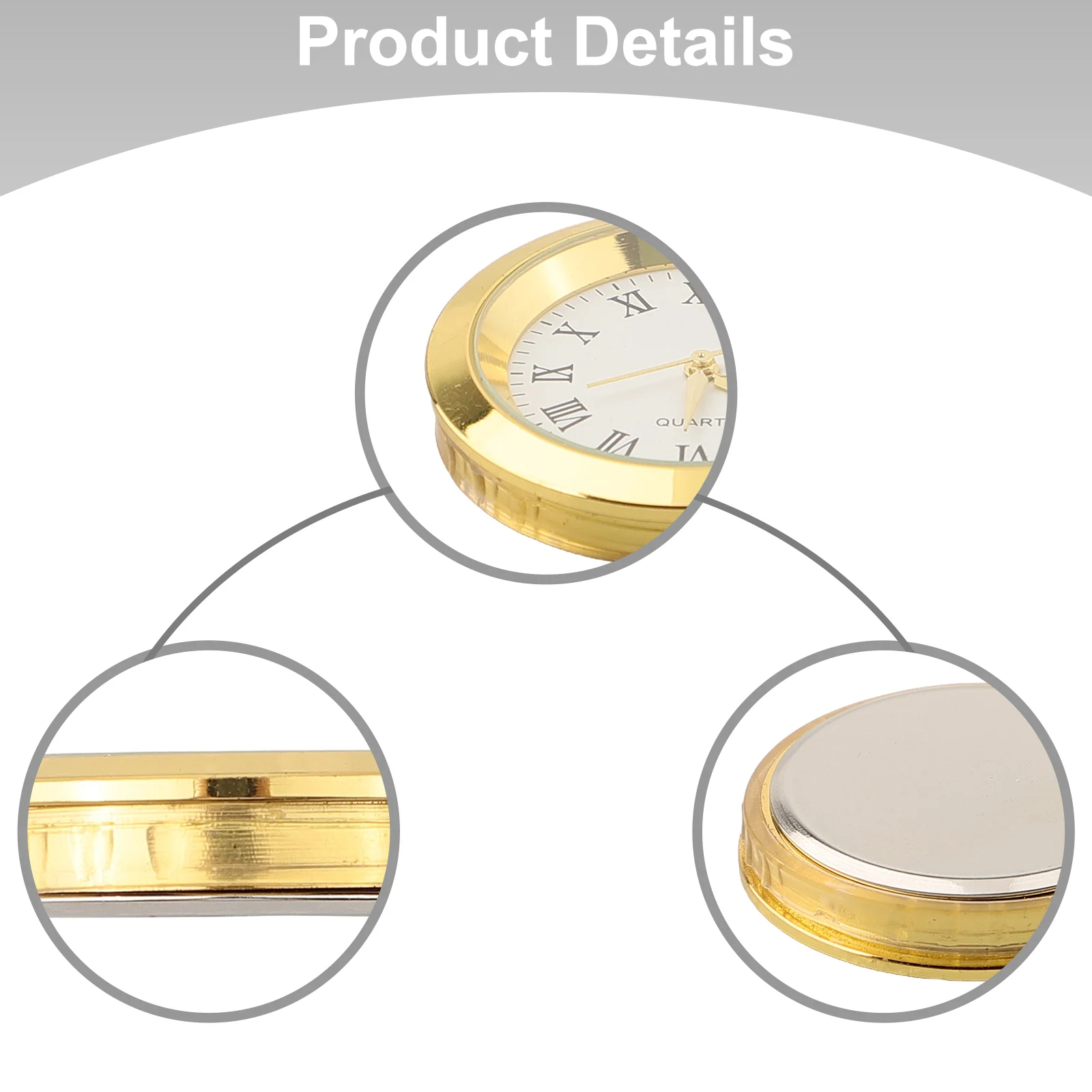 36MM Clock Insert Quartz Clock Inserts DIY Clock Making Plastic And Metal High-Quality Movement For DIY Clock Projects