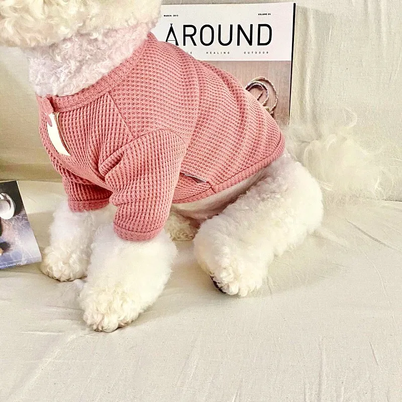 Thin Dog Clothes Solid Pet Dog Hoodies Fashion Kitten Puppy Undershirts Chihuahua Clothing Yorkie Bichon Vest Dog Costume Shirt