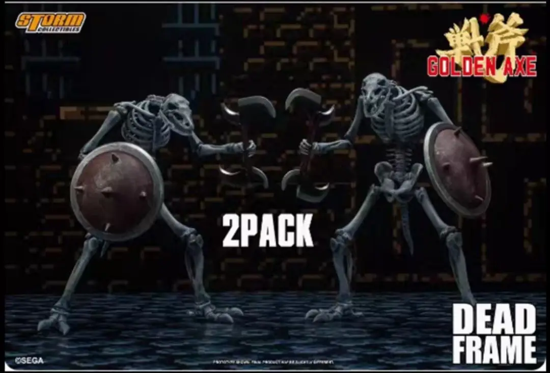 

Stock Storm Toys Arcade Battle Axe Lizardman Skeleton Warrior Death Warrior Double Set 1/12 Action Figure Model Collectible Gift