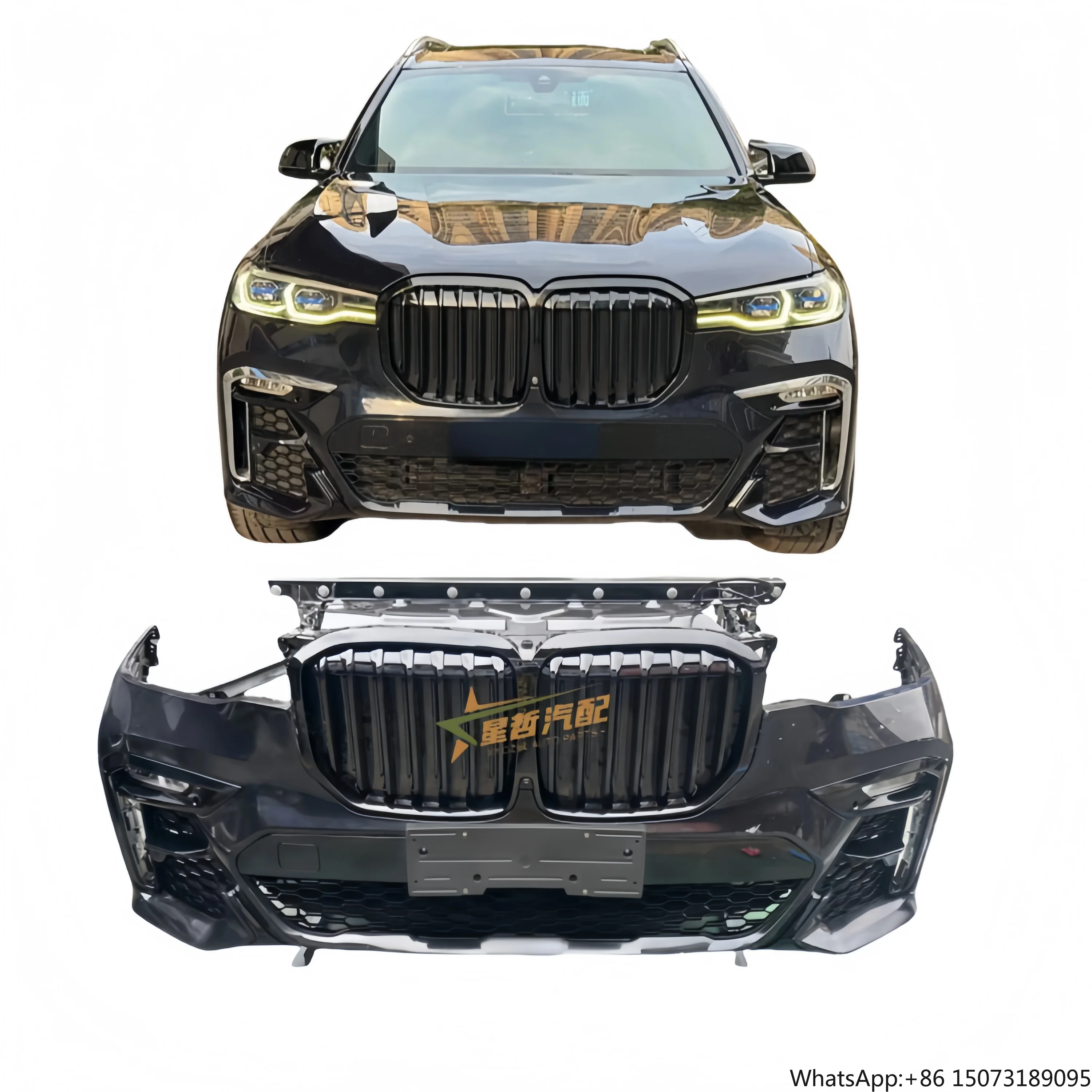 

For X7 G07 2019-2023 Car Front & Rear Bumper Assembly Grille Radiator Headlamp Fender Panel-Original Manufacturer Used Condi