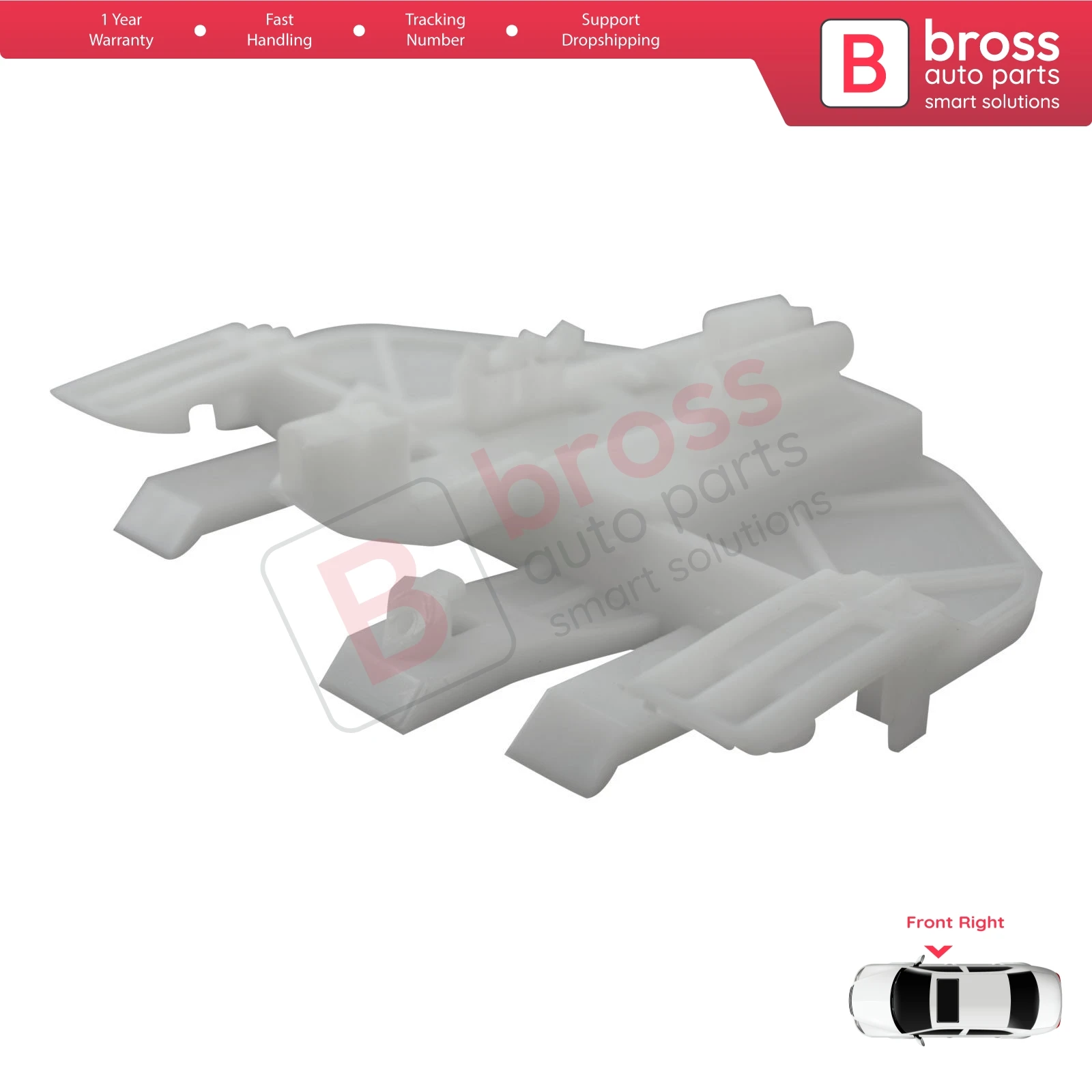 Bwr5027 Reparatur clips für Fensterheber heber halterung vorne rechts für Jeep Liberty 1 kj 2012-2015 Facelift 4589268ad