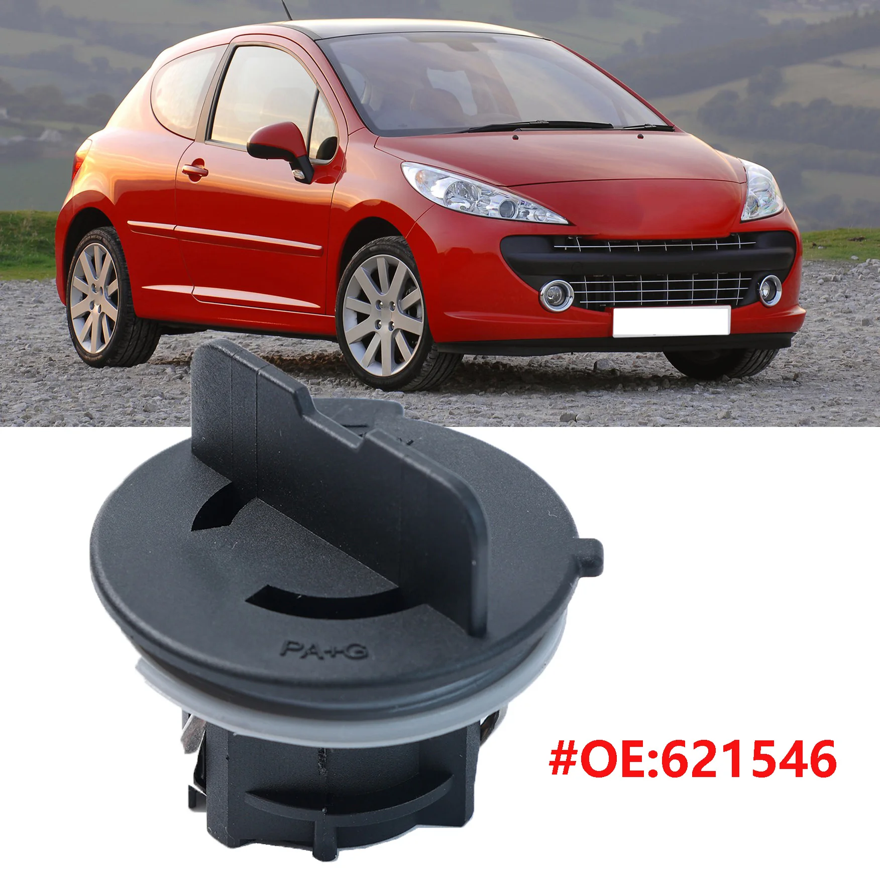 For Peugeot 207 307 407 607 807 1007 Expert Indicator Bulb Holder Turn Signal Bulb Socket Black Accessories Replacement 621546