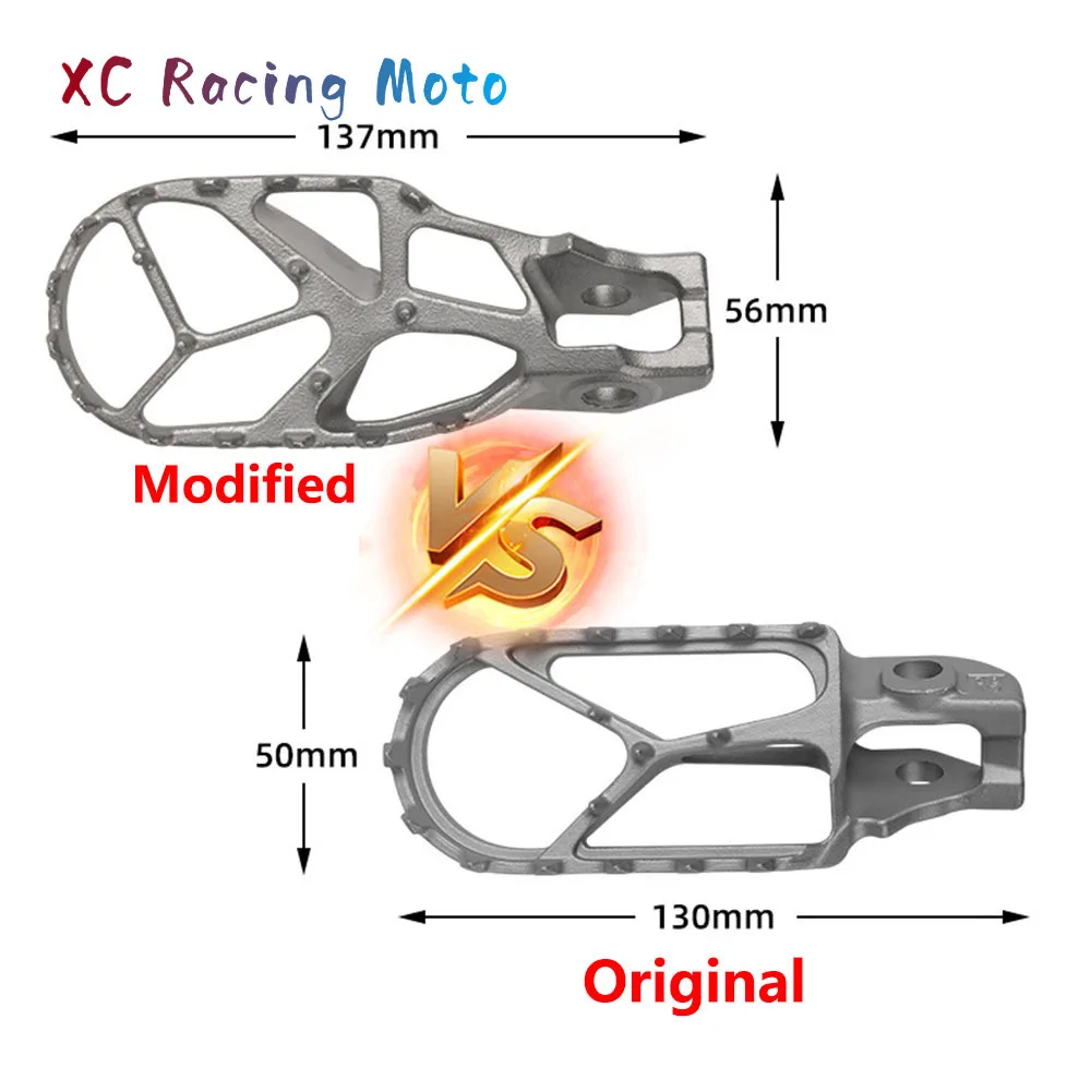 Stainless Steel Footrest Footpegs Foot Pegs Pedal For KTM SX SXF EXC EXCF XC XCF XCW 125 250 300-500 Husqvarna TX FX TE FE TC FC