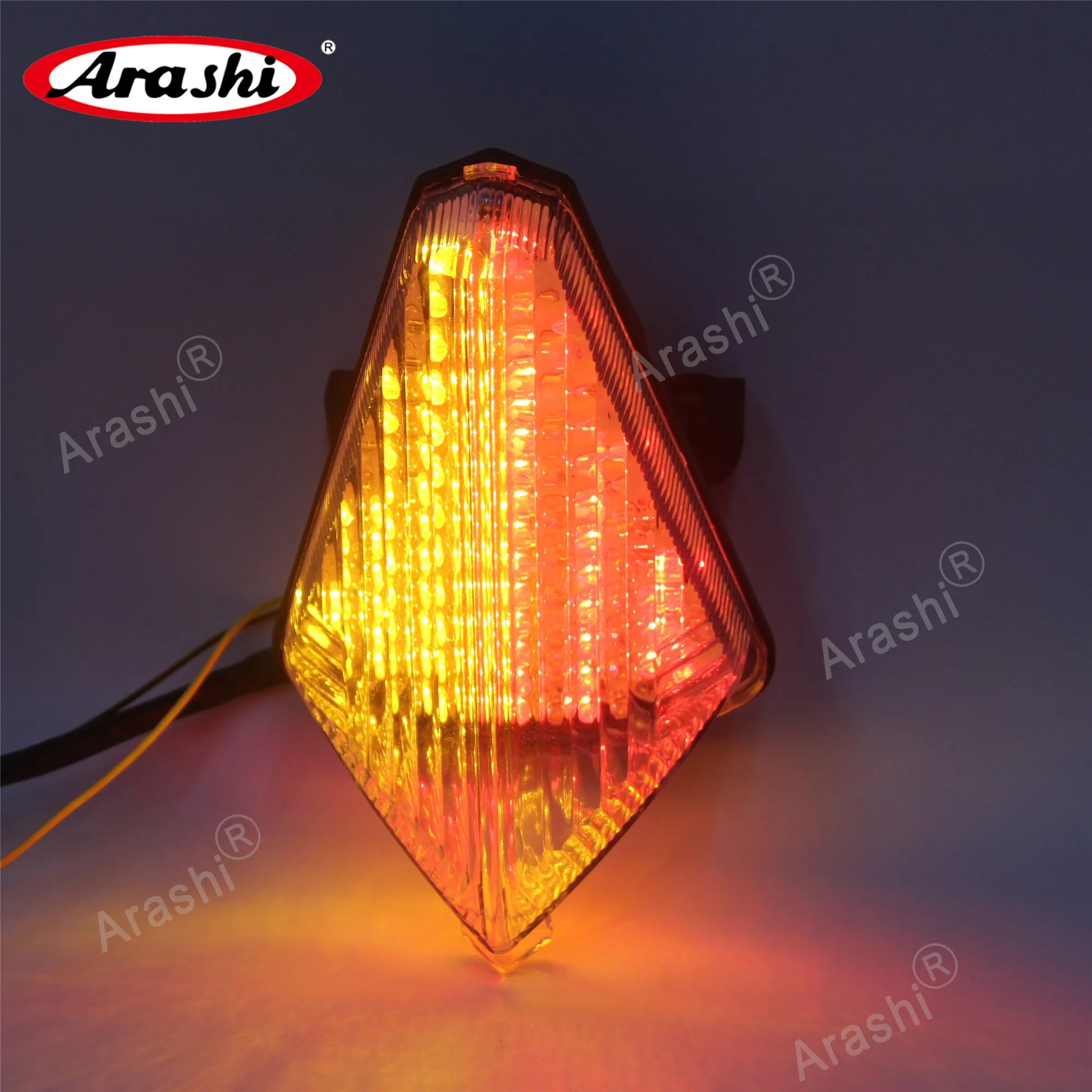 

Arashi For YAMAHA YZFR1 YZF-R1 YZF R1 R 1 2007 2008 3-in-1 Rear Stop Taillight LED Turn Signal Brake Tail Light Blinker Lamp