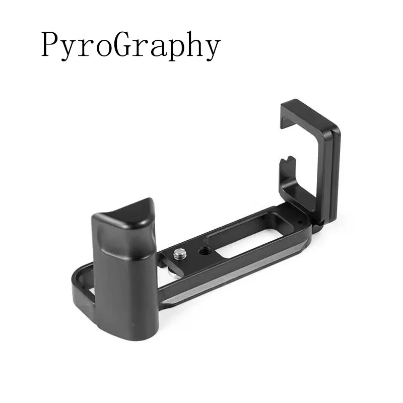 

PyroGraphy X-T20/X-T10 Arca L-bracket with Built-in Aluminum Handle Grip 1/4" Thread Holes for Fujifilm X-T20/X-T10 Camera