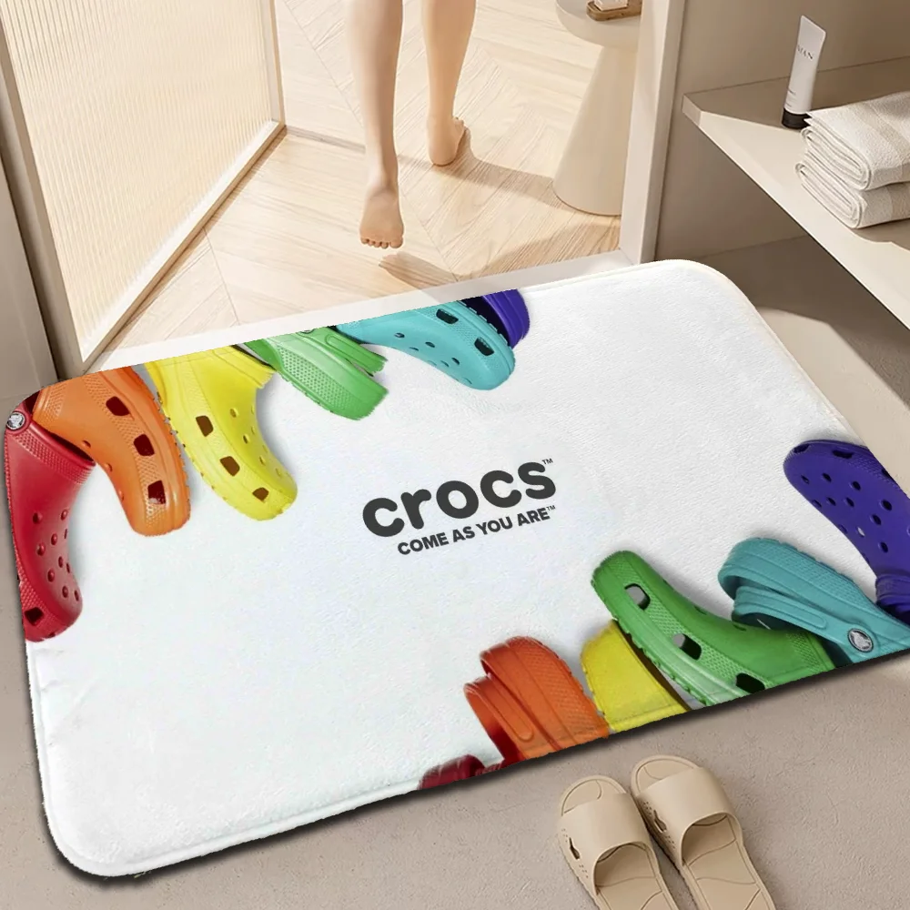 Floor Mats C-Crocs Sofa Mat Home Doormat Entrance Door Kitchen Rug Living Room Mat Aesthetic Room Decoration Carpet for Kitchen