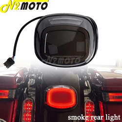 할리 투어링 소프테일 Dyna Sportster XL Moto LED 통합 미등, 후면 테일 브레이크 라이트 로우 프로파일 FLHT FXLR FLD FXDF