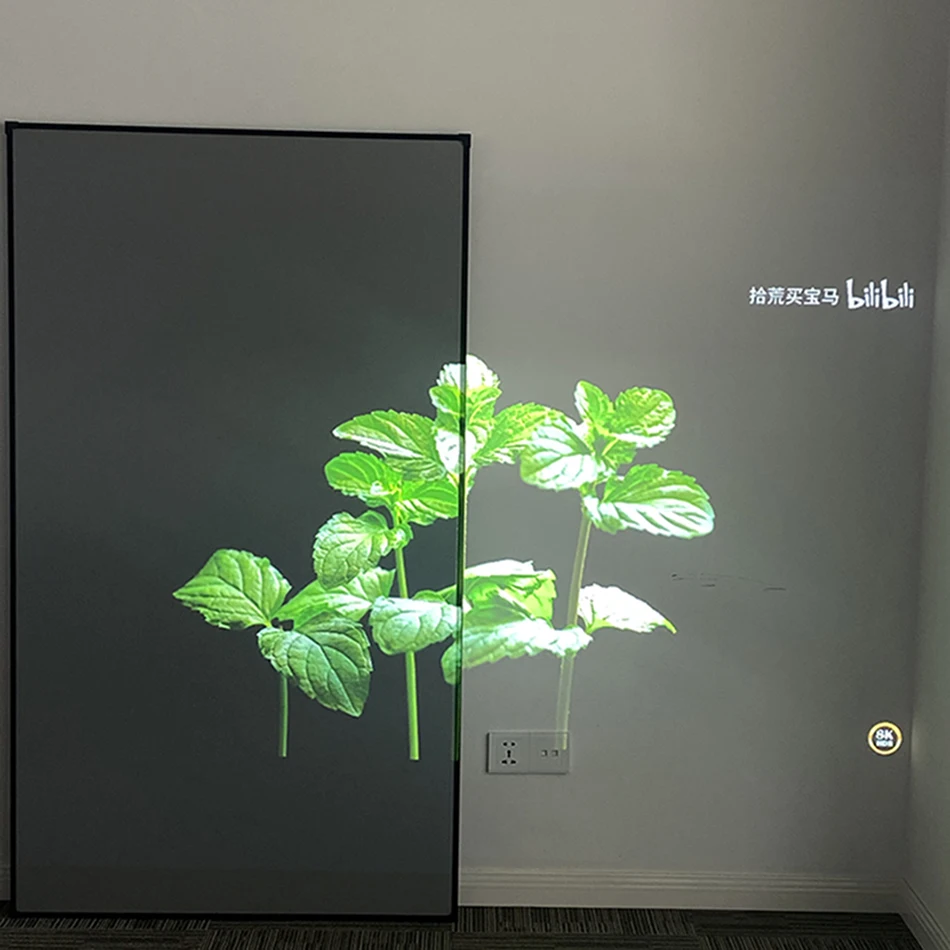 ALR Projector Screen Grey Crystal Ambient Light Rejecting Fixed Frame 1CM Ultra Narrow Border 3D 4K 8K Projection 2025 Popular