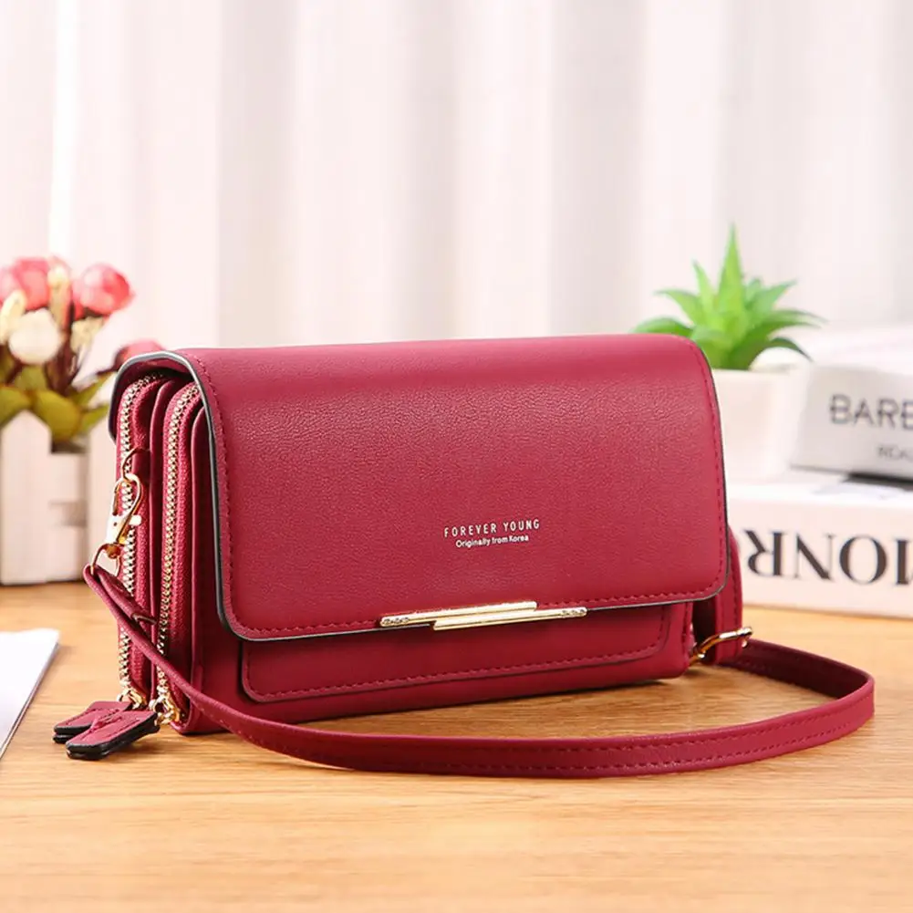 2023 New Women's Handbag Women's Multi-Functional Large-Capacity Shoulder Bag Fashion Messenger Bag Ladies Mobile Wallet