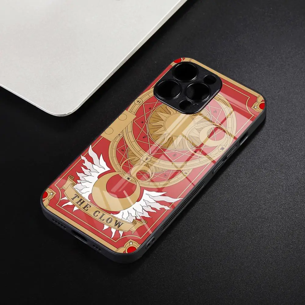 Anime Card Captor Sakura Phone Case For IPhone 16 15 Pro 11 Max 12 14 13 X XR XS Luxury Magsafe Wireless Charging Cover