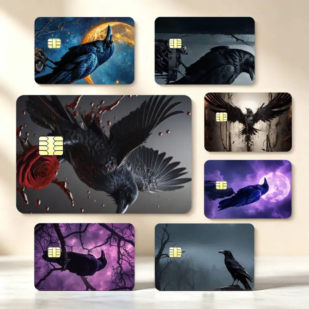 Magic C-Crow Credit Card Stickers Skin For Bank Debit Decorative Protection Scratch-resistant Gift