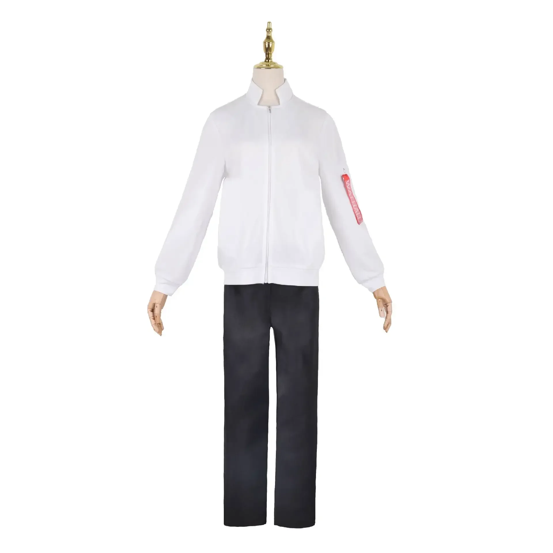 

Japan Anime Tokyo Revengers Cosplay Keisuke Baji Kazutora Hanemiya White Jacket Pant Dress Up Halloween Costumes
