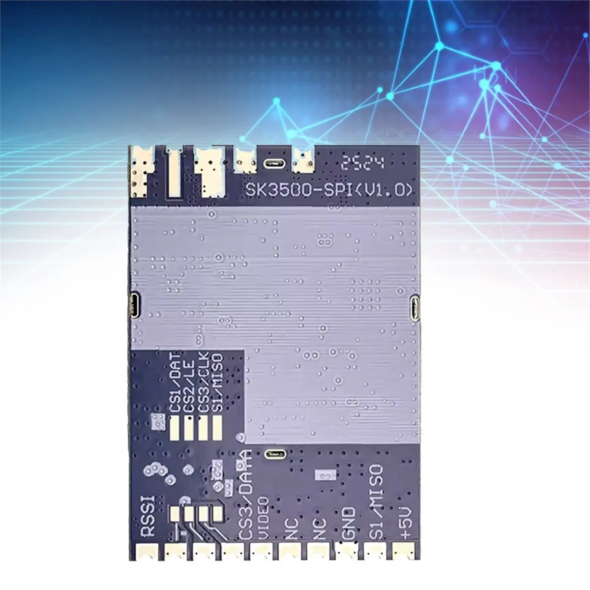 Y340A*☀▃SK3500-SPI 3.3G VRX Module Wireless Analog SPI VRX Receiver Open Source for FPV RC DIY Drone
