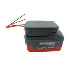 Lithium Battery Adapter Compatible For Metabo 18v Dock Power Connector Suitable For 18v Battery Base Adapter Converter Tools