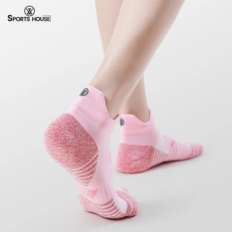 SPORT\'S HOUSE Spring and summer thin women boat socks Towel bottom wicking sweat breathable non-slip short sports socks