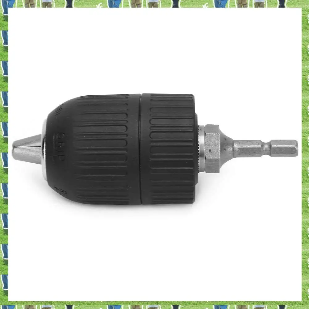 

FTS Electric Drill Chuck, 1/2-20UNF Keyless Drill Chuck, 2.0-13MM Keyless Drill Chuck Adaptor + 1/4 Hex Connecting Rod