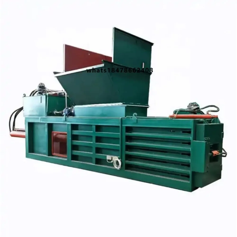 Cheap Cardboard Baling Machine Price Plastic Bottles Baler Machine for Sale Automatic Electric Baler From China