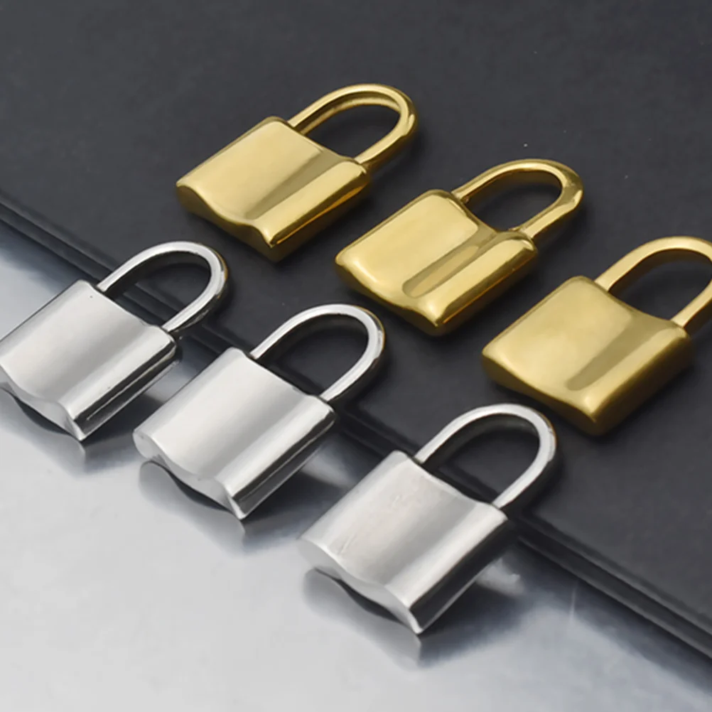 

10Pcs Necklace Pendants Lock Style Jewelry Charms for DIY Crafts Home Decoration Birthday Thanksgiving Christmas Gift Kids Adult