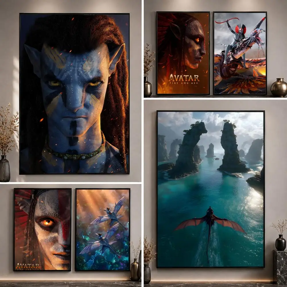 Movie A-Avatar Fire And Ash Pandora Poster HD PP Waterproof Eco-Friendly For Kitchen Bathroom Wall Art Bedroom Home Decor