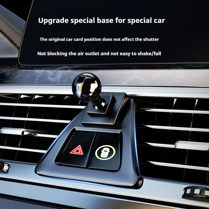 For Audi A6 c7 4G A7 4G8 2012-2018 Car Phone Holder Special Fixed Bracket Base 17mm Not Blocking Air Outlet Interior Accessories view 4