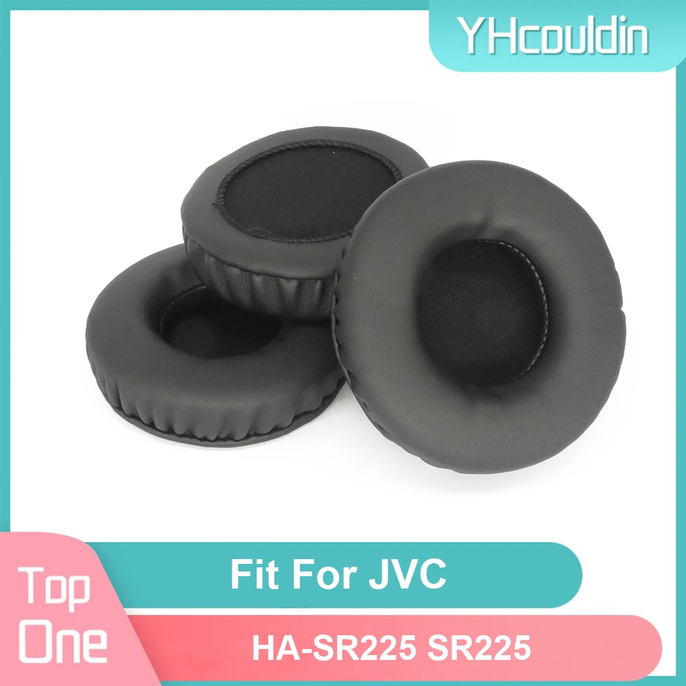 Coussinets d'oreille souples en mousse PU, noir, pour JVC HA-SR225 SR225
