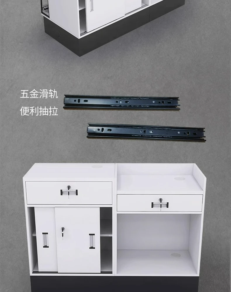 Customizable small stationery corner bar counter