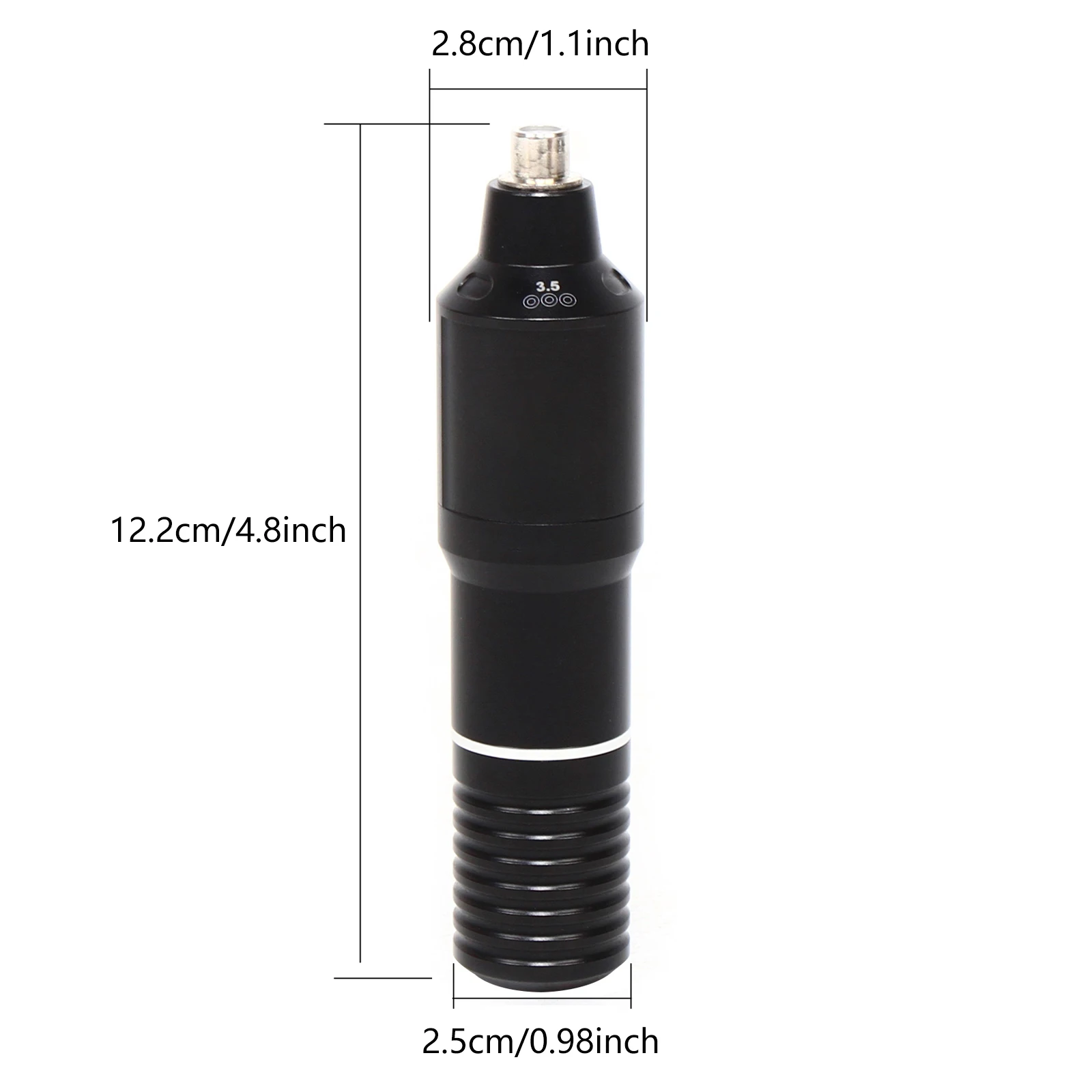 قلم دوار لآلة الوشم، 12000 دورة في الدقيقة، طول إبرة قابل للتعديل 1-4 مم، 8-10 فولت، مجموعة كاملة لفنان الوشم، قلم الوشم #4
