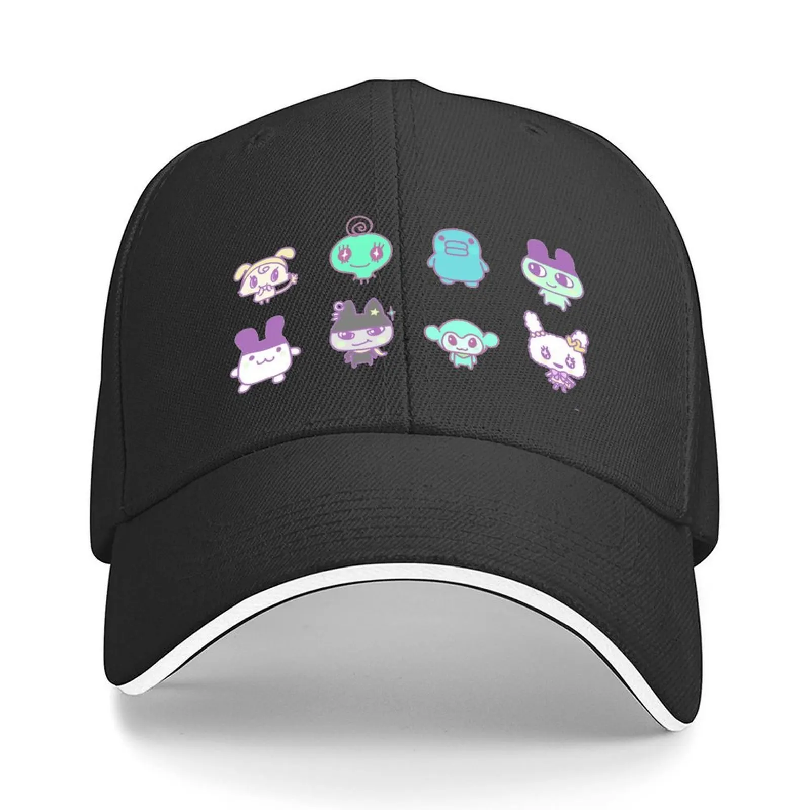 

24 Tamagotchi Characters v.2 Baseball Cap Rave Big Size Hat fashionable New In Hat Women Men's