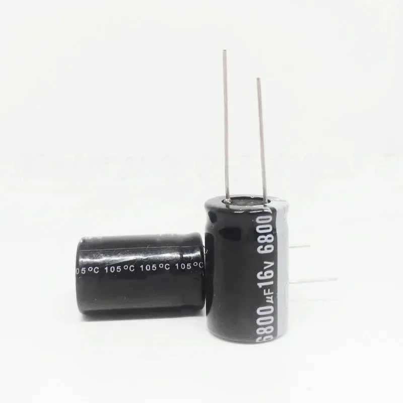 

（5PCS) 16v6800uf Volume:16x25mm 16V6800UF Aluminum Electrolytic Capacitors High Quality