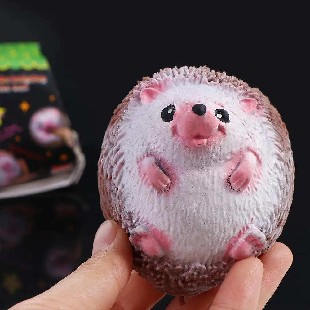 Cartoon Hedgehog Decompression Toys Anti Stress Fidget Toy Squeeze Toys For Adult Kids Stress Reliever Fun Birthday Gifts