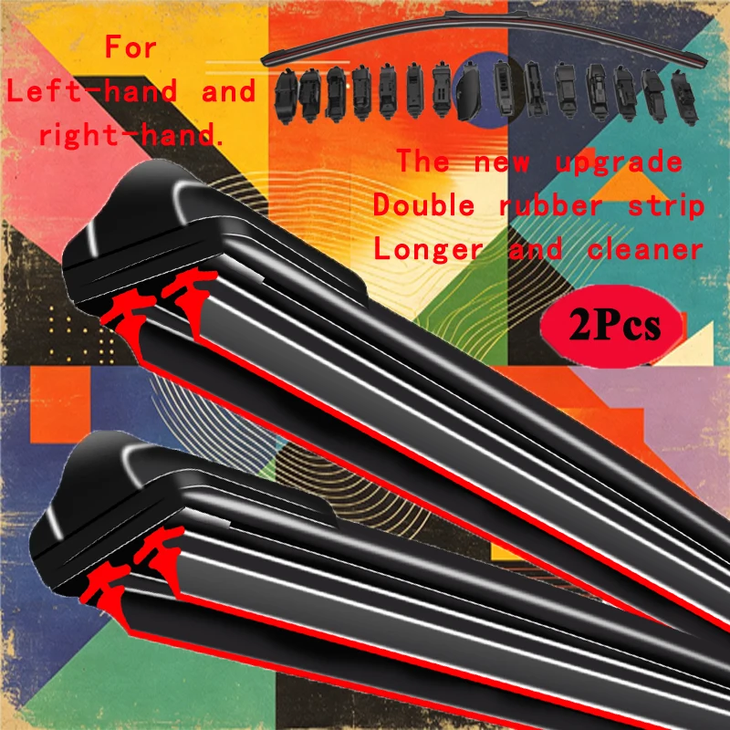 

For KIA NIRO DE 2017 2018 2019 2020 Windscreen Windshield Car Accessories Stickers Brushes Washer 2pcs Car Front Wiper Blades