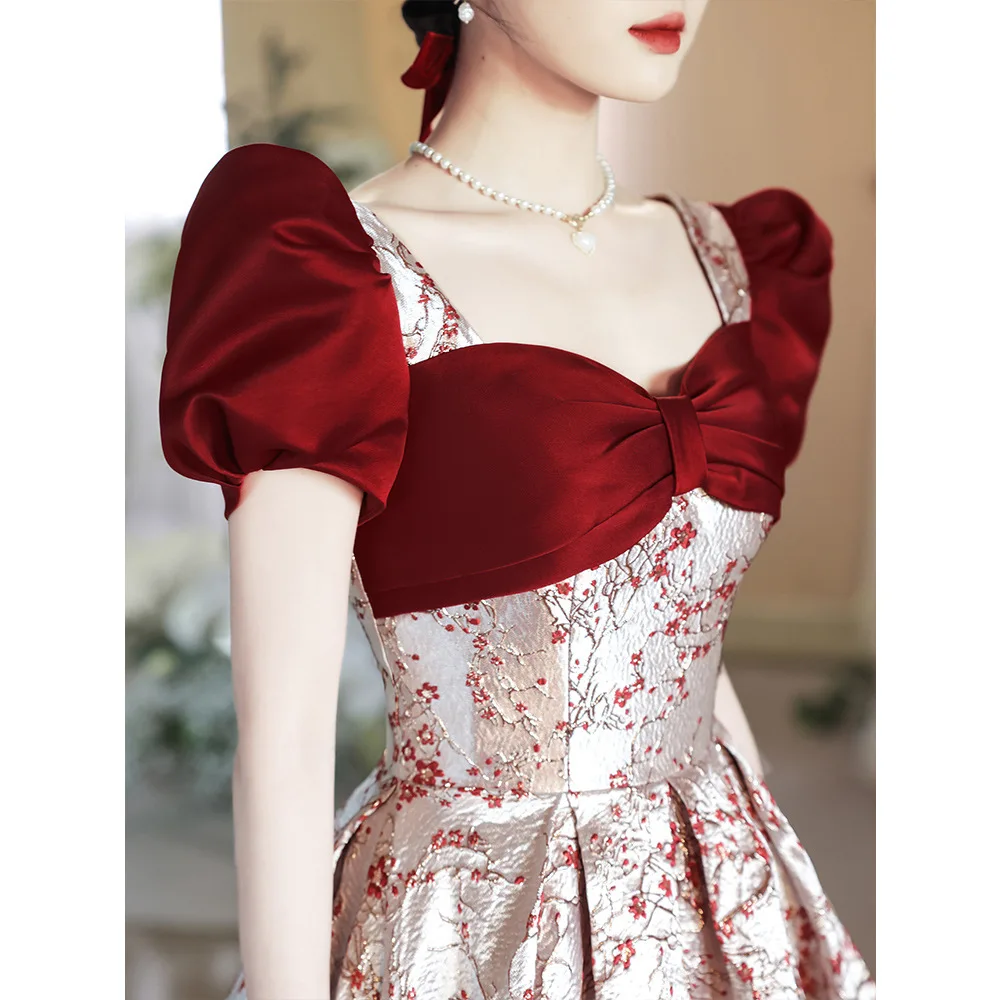 Elegant Red Off Shoulder Prom Dresses 2025 Lace Beaded Long Formal Evening Bridesmaid Party Gown Vestido Noiva Robe De Soiree