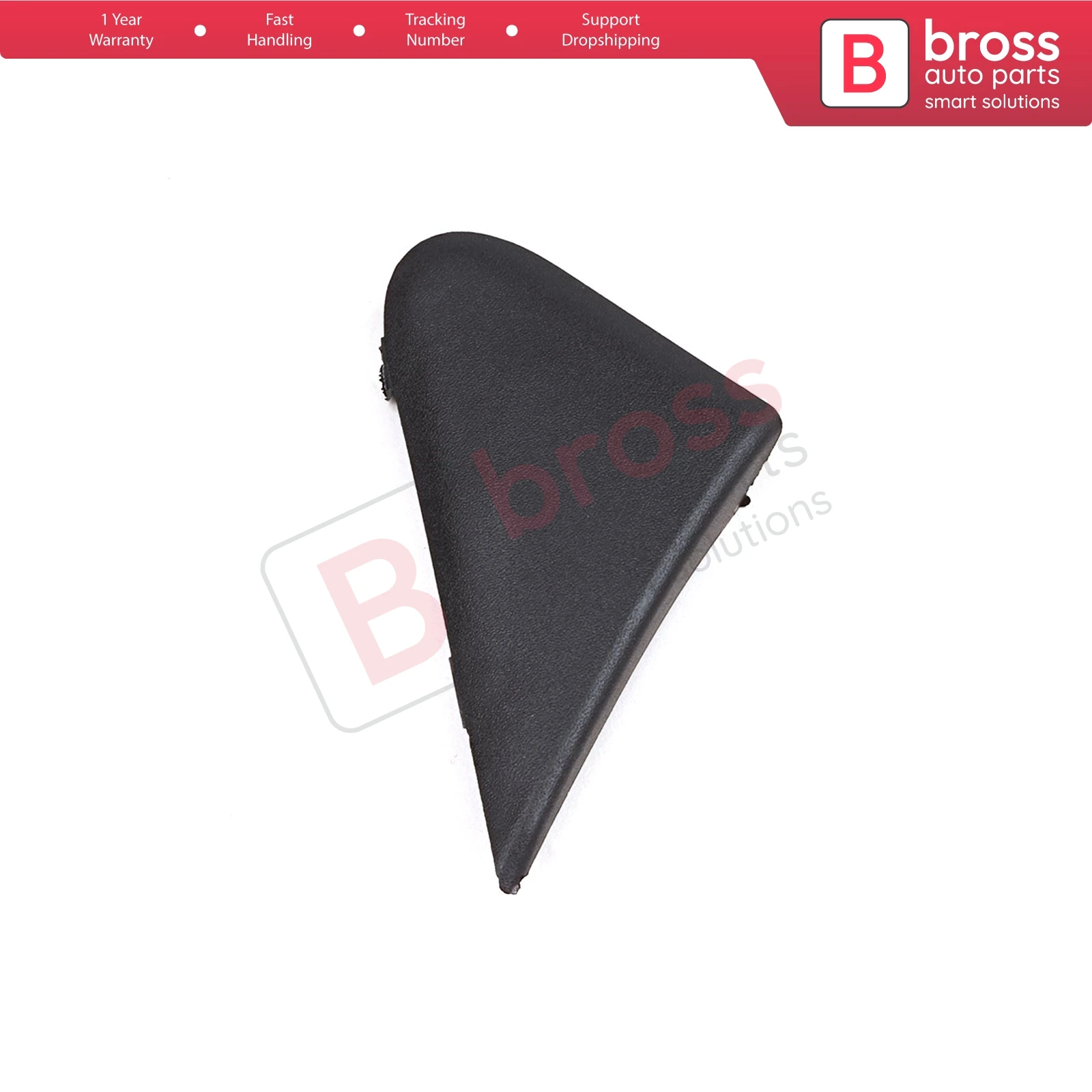 BSP1134-2 RIGHT Side Wing Exterior Mirror Triangle Fender Corner Trim Plastic Cover for Renault Dacia Dokker Lodgy 638743083R