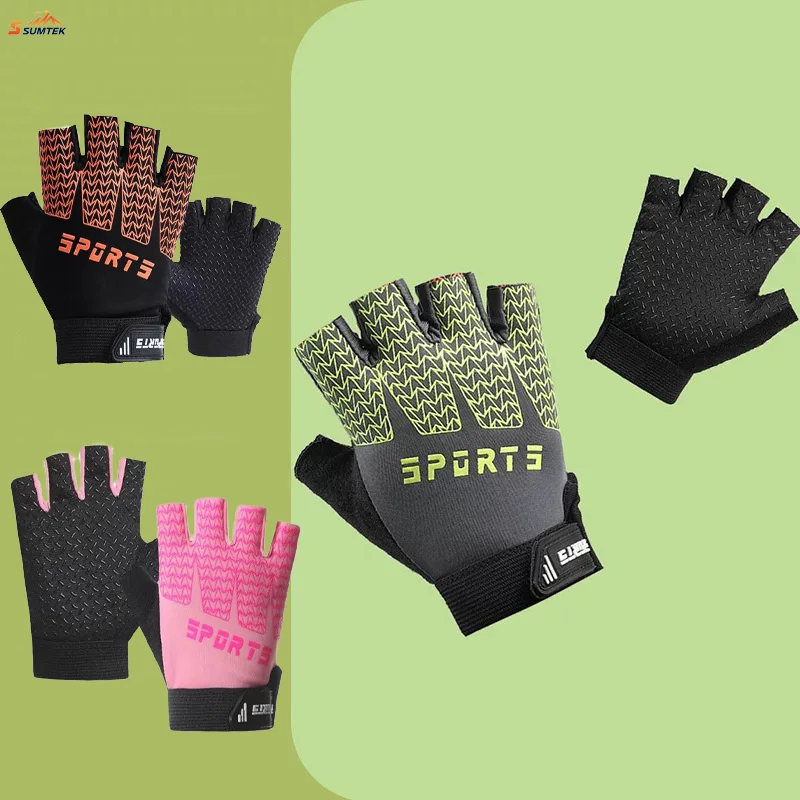 

1pair Fingerless Cycling Gloves for Kids,Cycling Bike Sports Fitness Perfect for Outdoor Activities,Camping,Fishing