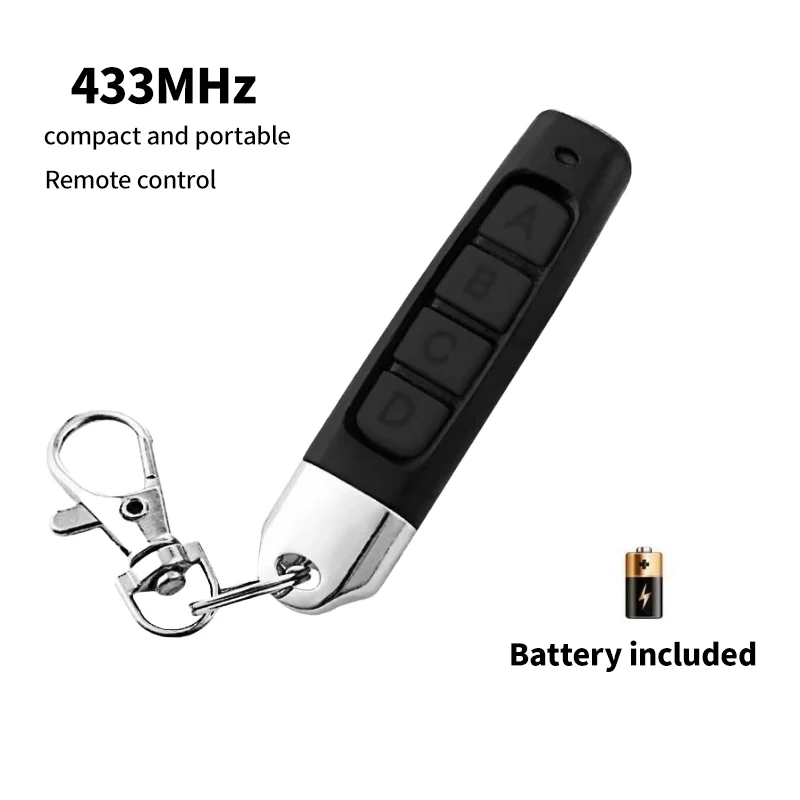 433 mhz remote control RF Clone Copy Remote Control Garage Gate Door Opener Remote Key Duplicator for Home Safety