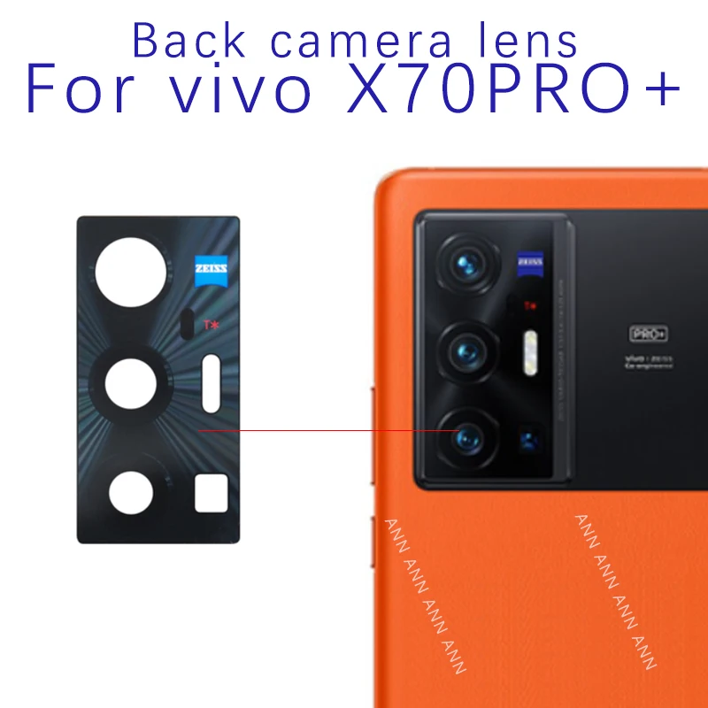 Back Rear Camera Glass Lens For VIVO X50 X60 X70 X80 X90 Pro+ Pro Plus Replacement Parts