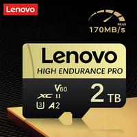 Lenovo Micro TF SD Card Blue Memory Card With SD Adapte 64gb Micro Card 128GB C10 A2 U3 TF Flash Cards 512GB Cartao De Memoria