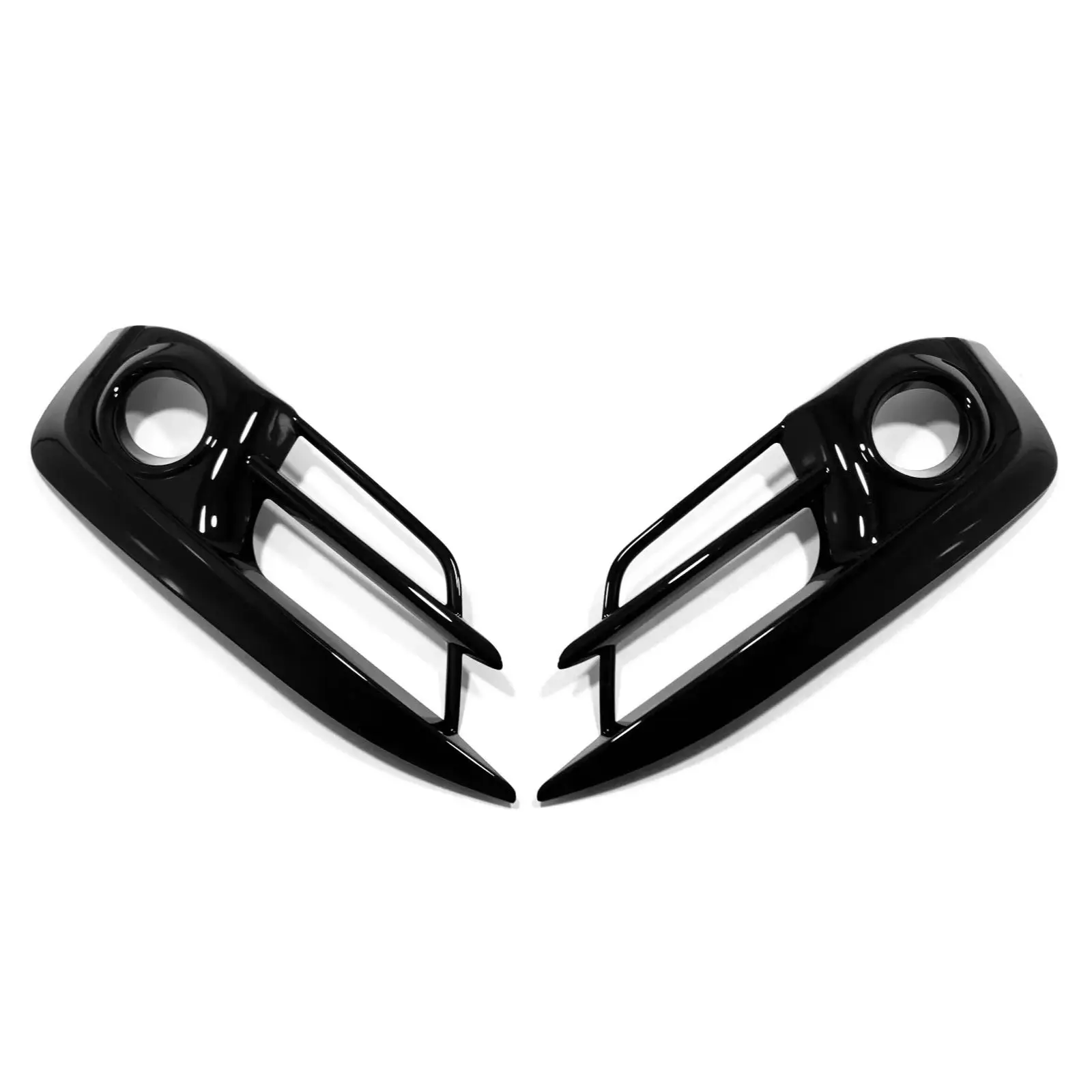 لهوندا سيفيك 10th 2016 2017 2018 ABS الكربون الخلفي الضباب مصباح غطاء الكسوة الجبهة الضباب إطار خفيف قطاع ملصق اكسسوارات السيارات