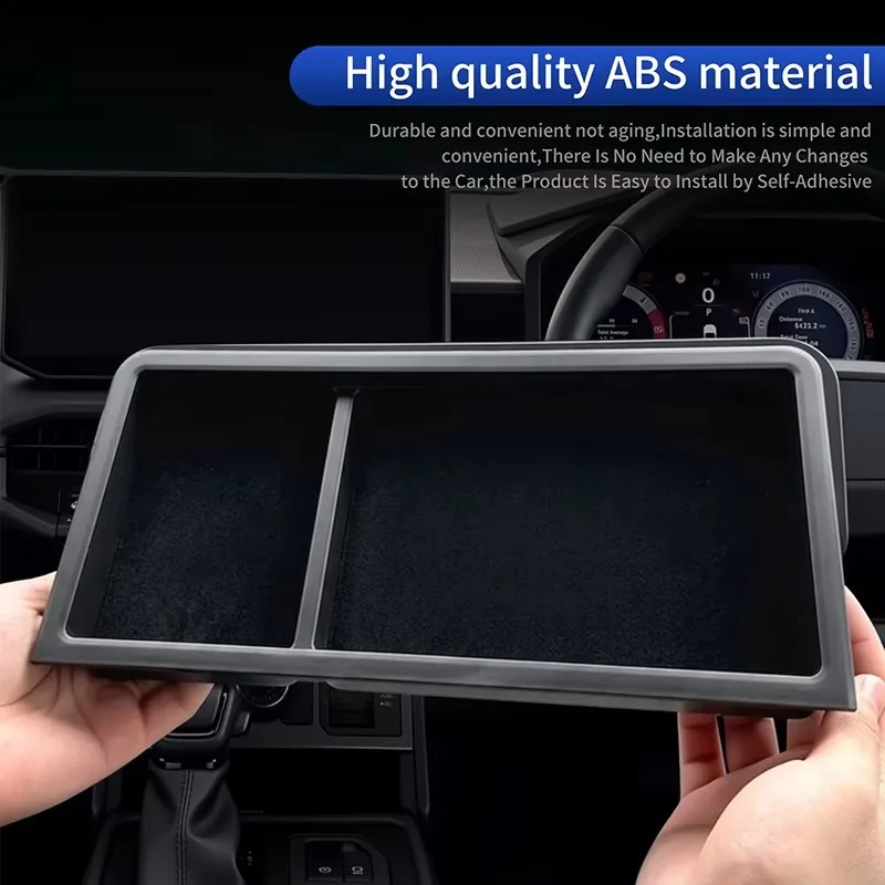BOMP For Toyota Hilux SR SR5 2026 Navigation Screen Rear Storage Box Organizer Hold Sundries Car Interior Modification Accessori view 4