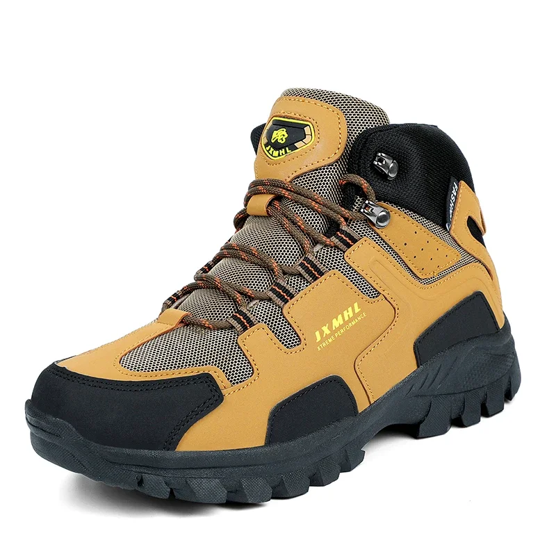 Couple Hiking Shoes Men Mountain Climbing Trekking Boots Women  Non-slip Outdoor Work Ankle Boot