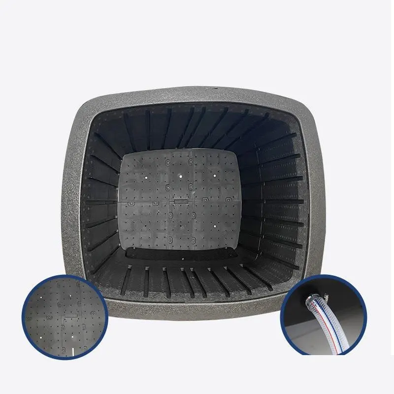 Courtyard Insulation Composting, Fermentation Composting, Outdoor 60L Gardening Box, Fallen Leaf Composting Box