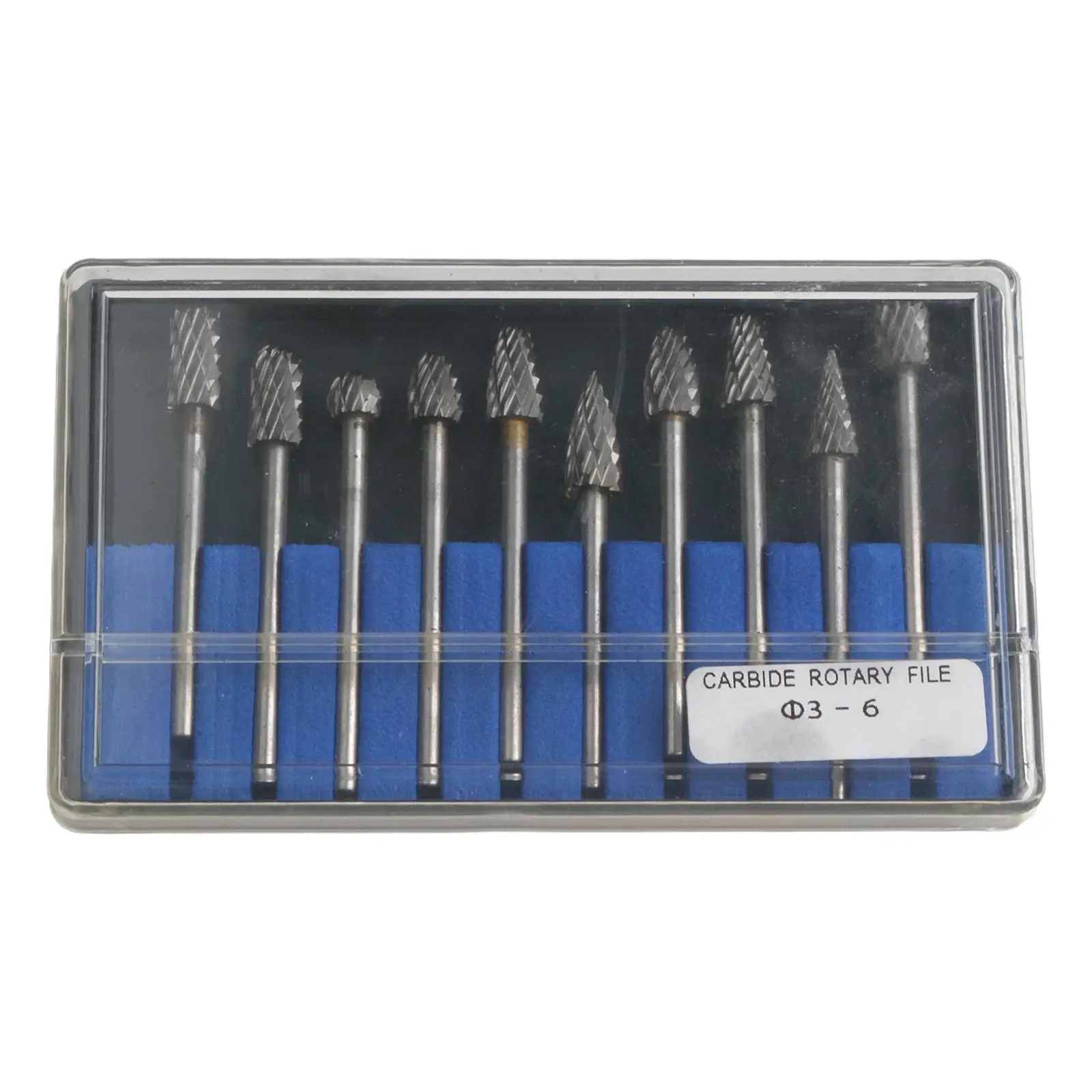

For Cutting And Shaping 3mm Engraving Bit Burr Set 10pcs Set CNC End Mills Engraving And Grinding For Wood And Stone