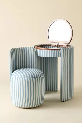 Medieval round dresser, bedroom modern simple special-shaped makeup table